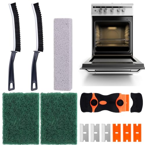 Palksky Heavy Duty Oven Cleaning Kit with Scraper & Brushes