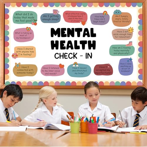 Mental Health Bulletin Board Set - Inspirational Classroom Decor