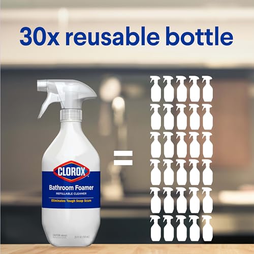 Clorox Bathroom Foamer Refill Pods - Concentrated Cleaning System - 2 Pack