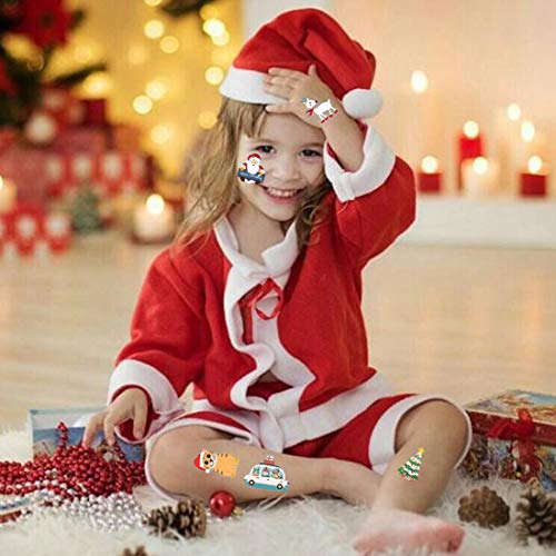 Christmas Temporary Tattoos for Kids - 80 Styles Party Favors