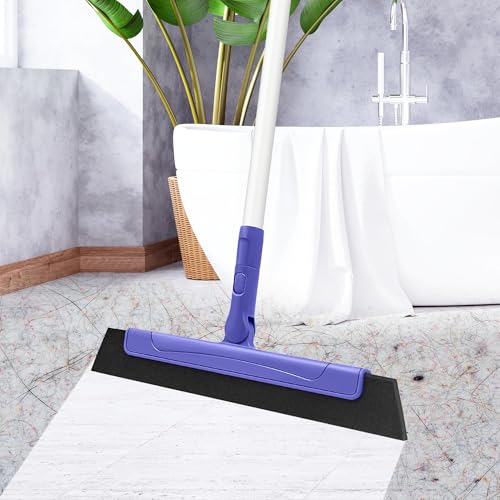 TRENNCHI 13" Floor Squeegee with 48" Adjustable Aluminum Handle