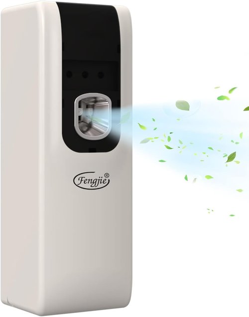 FENGJIE Automatic Air Freshener Spray Dispenser - Wall Mount & Free Standing for Home, Office, Hotel