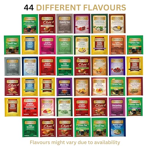 Twinings Tea Bag Sampler Assortment - 44 Count Variety Pack