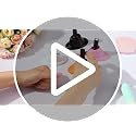 YUXIANLB Soft Rubber Nail Polish Bottle Holder Spill-Proof Stand