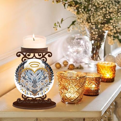 Double-Sided Diamond Art Candlestick Holder - 5D DIY Ornament