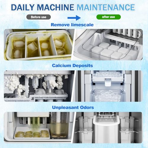 YoLandBuild Ice Machine Cleaner Tablets - 48 Pack Descaler for Nugget Makers
