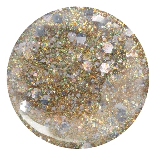 Pacifica Bio Glitter Gold Nail Polish Top Coat – Glossy & Chip-Resistant