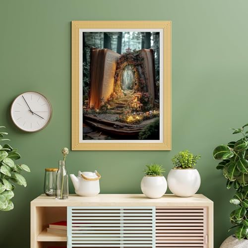 ARPADAMO Magic Book Diamond Art Kit 12x16in Full Drill Painting