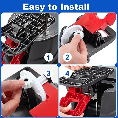 O-Cedar Spin Mop Bucket Replacement Gear Parts - 4 Pack