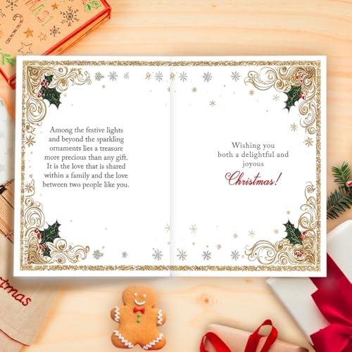 Christmas Card for Daughter and Son-in-Law WX-342 - Holiday Greeting Card
