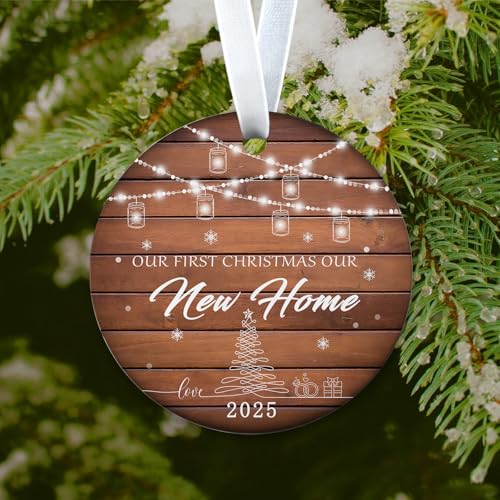 First Christmas in Our New Home 2025 Ceramic Ornament