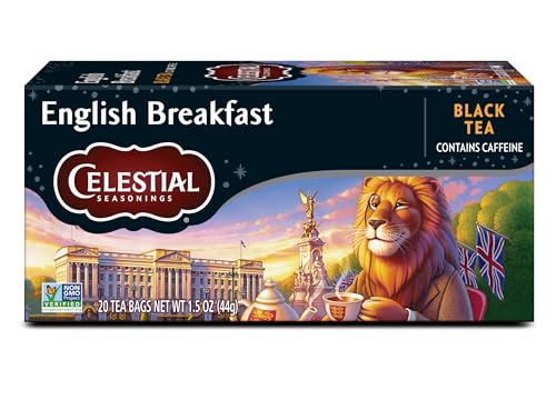 Celestial Seasonings English Breakfast Black Tea - 20 Count