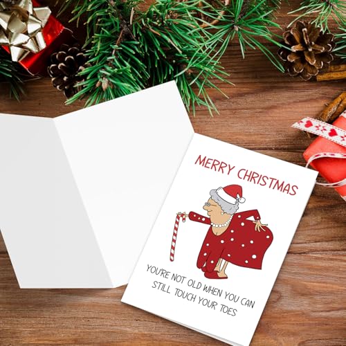 Funny Christmas Card for Women - Humorous Holiday Greeting