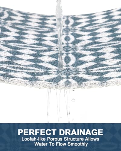 Non-Slip Bathtub Mat with Loofah Texture for Comfort & Safety