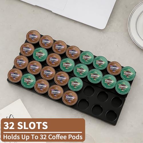 Berglander Coffee Pod Holder for Nespresso Original, 32 Pod Drawer Organizer
