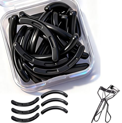 CLLFUU 30Pcs Eyelash Curler Refill Pads - Premium Silicone Replacement