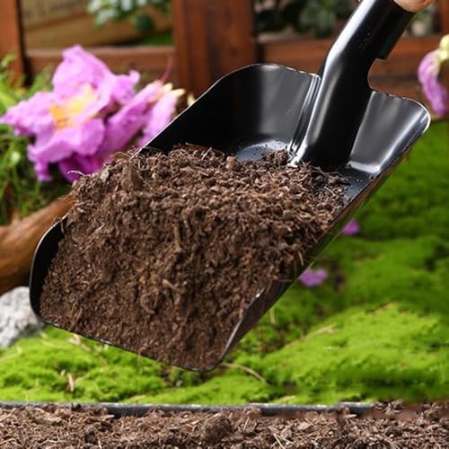 TAISOCA 12-Inch Stainless Steel Ash Shovel for Fireplace and Grill