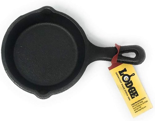 Lodge Seasoned Cast Iron Skillet - PFAS-Free Non-Toxic Cookware for Oven, Stove & Grill - 3.5 Inches