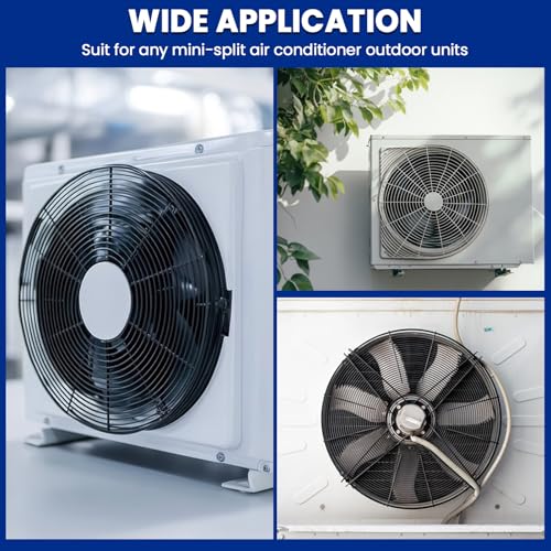 4 Pack Mini Split Pads - Anti Vibration Rubber Isolators for AC Units