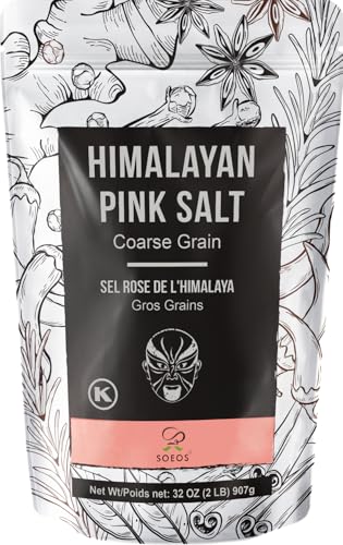 Soeos Himalayan Pink Salt Coarse Grain - 32 oz (Pack of 1)