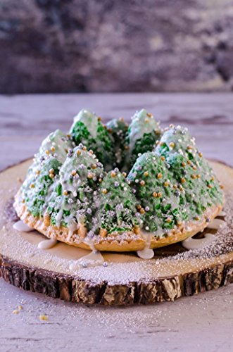 Nordic Ware Pine Forest Bundt Cake Pan - 9 Cup Silver Cast Aluminum