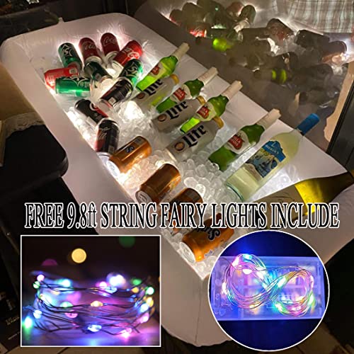 Inflatable Serving Bar Cooler - Black Ice Buffet Tray for Parties