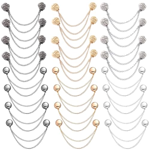24 PCS Clothing Cinch Clips - Multi-Function Hem Pins for Shirts & Pants