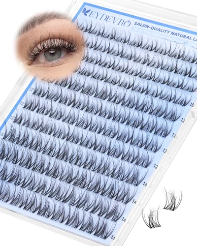 EYDEVRO Spider Lash Clusters Wispy DIY Eyelash Extensions DD Curl 10-14mm