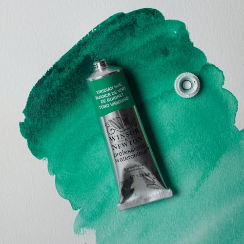Winsor & Newton Professional Watercolour Paint, 37ml Tube, Viridian Hue