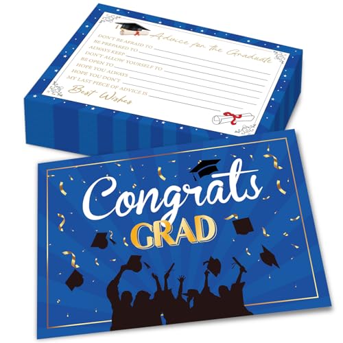 Graduation Advice Cards - 50 Pack for High School & College
