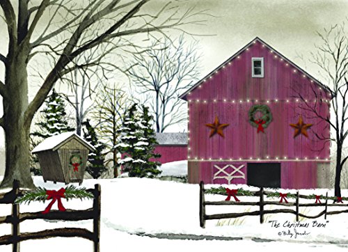 Christmas Stationery Paper Set with Full Color Inside Design - Vibrant Holiday Cards