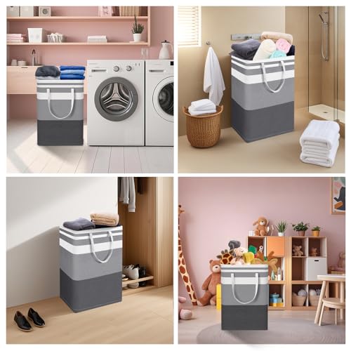 UrbAmerican 2-Pack Large Collapsible Laundry Basket - Waterproof 75L Hamper