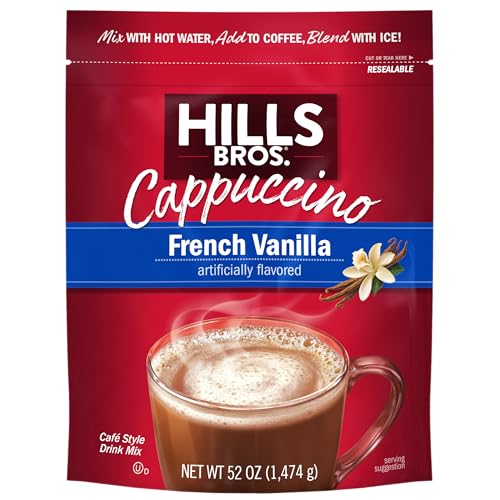Hills Bros. French Vanilla Cappuccino Mix - 52 oz Instant Drink