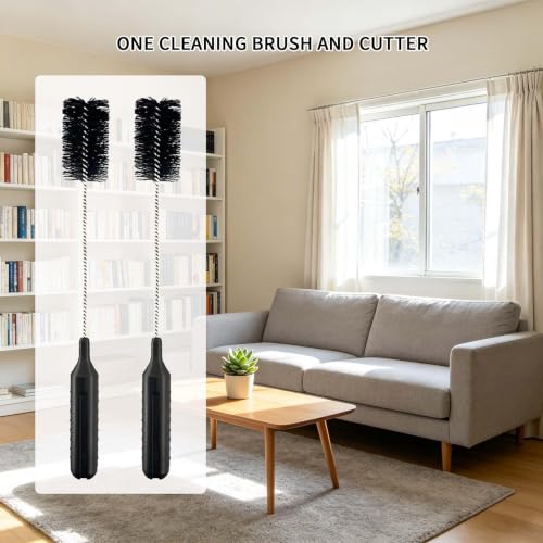 2 Pack Vacuum Cleaner Brush Set for Pet Hair & Debris Removal