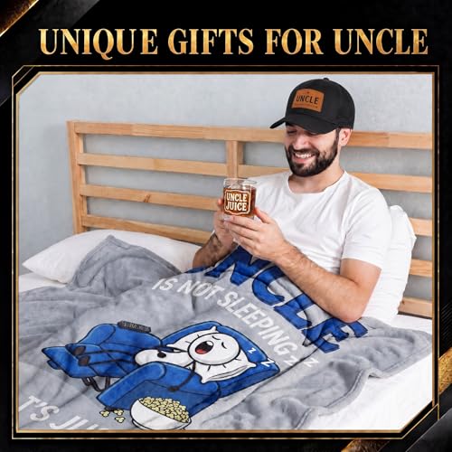 Uncle Gift Set - 7 Pieces for Birthday Christmas from Niece Nephew - Humor, Practicality & Style