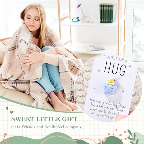 Wonderjune Pocket Hug Tokens - 30 Sets of Animal Appreciation Gifts
