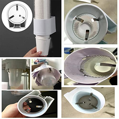 Stainless Steel Cup Dispenser Spring Clips Pack for Water Cooler & Cup Holders