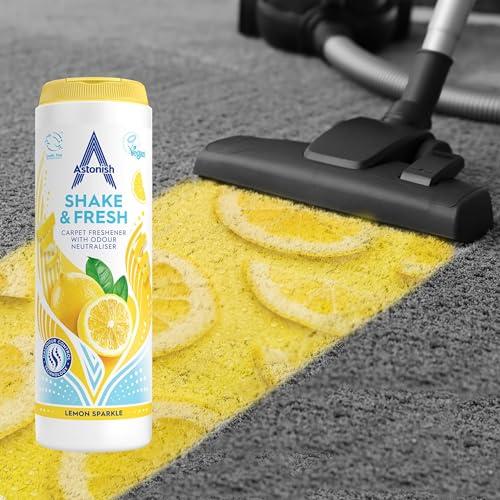 Astonish Lemon Carpet Powder Deodorizer - 12.3 oz Odor Eliminator