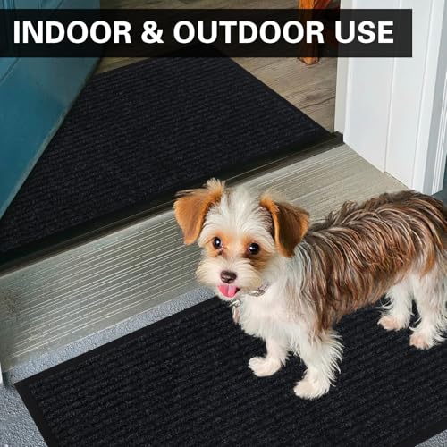 Neiza 30"x17" Front Door Mat, Heavy Duty Indoor Outdoor Floor Entrance Mat