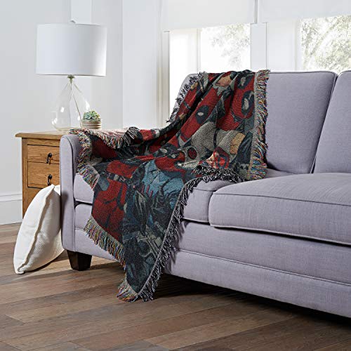 Northwest Deadpool Woven Tapestry Throw Blanket, 48" x 60", We are All Here