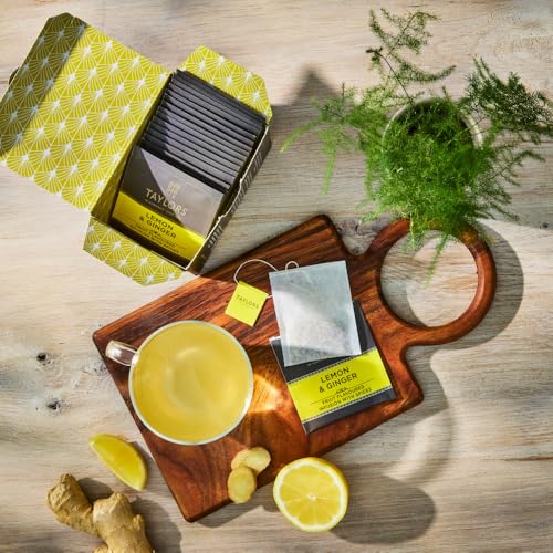 Taylors of Harrogate Lemon & Ginger Herbal Tea Bags - 20ct