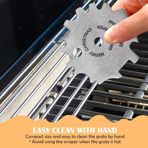 Heavy Duty Grill Scraper - Perfect Stocking Stuffer for BBQ Lovers