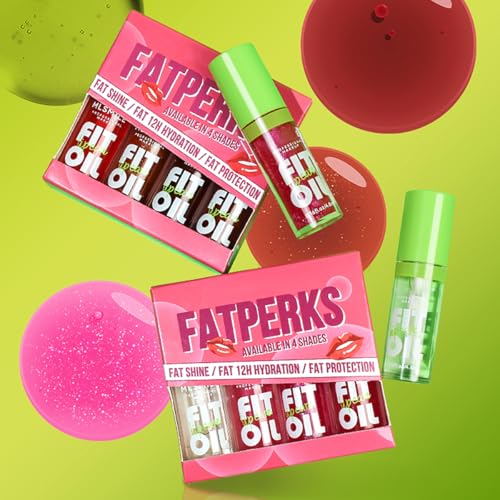 FYEBOO Hydrating Lip Oil Gloss - Non-Sticky Nourishing Lip Care Set A