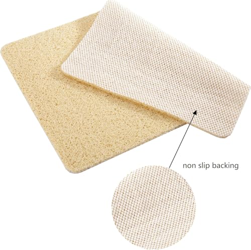 Non-Slip PVC Shower Mat 40x60cm - Easy Clean Bath Mat in Yellow