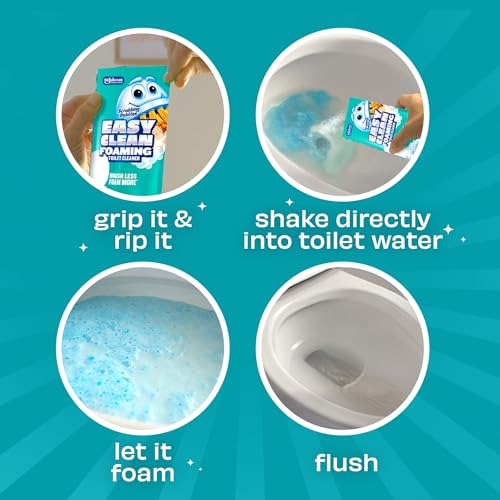 Scrubbing Bubbles Foaming Toilet Bowl Cleaner - 2 Easy Drop-In Pouches
