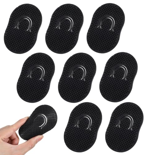 FRCTLNKG 8 Pcs Pocket Palm Combs for Men with Round Teeth - Portable Scalp Care & Beard Styling