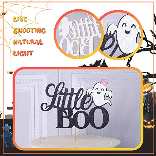 Halloween Ghost Cake Topper - Happy Boo Day Decoration