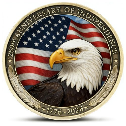 250th Anniversary Collectible Keepsake - Double-Sided Eagle & Signing Artwork