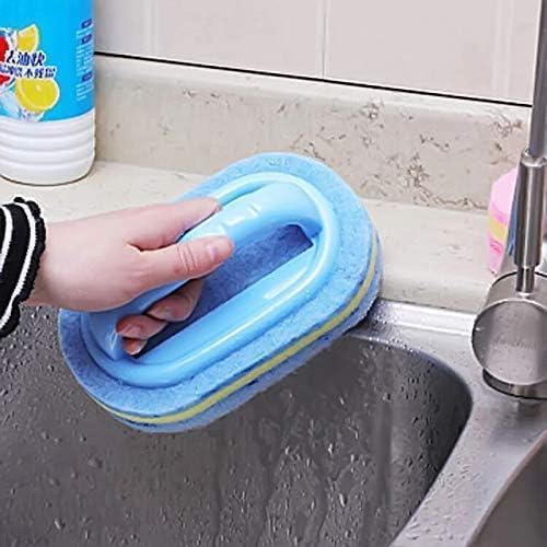 KOKSI Cleaning Brush Set - Ergonomic 2-Piece All-Purpose Scrubbing Brushes for Bathroom & Kitchen