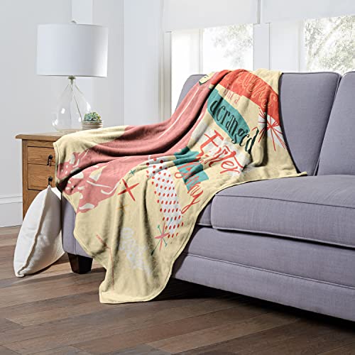Northwest Christmas Story Silk Touch Throw Blanket 50 x 60 Derranged Easter Bunny